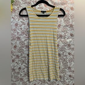 Kendall and Kylie size medium striped tank stretch dress